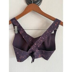 ATHLETA SPORTS BRA  XSMALL Yoga Cosmic Stars COMFORT COMPRESSION Neoprene